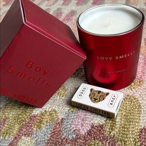 Boy Smells LOVE SMELLS boxed Candle NWT Sold out Limited edition scent